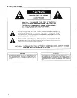 Предварительный просмотр 2 страницы Denon AVD-2000 Operating Instructions Manual