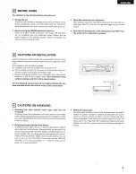 Предварительный просмотр 5 страницы Denon AVD-2000 Operating Instructions Manual