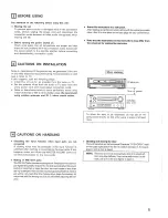 Предварительный просмотр 5 страницы Denon AVP-8000 Operating Instructions Manual