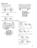 Предварительный просмотр 21 страницы Denon AVP-8000 Operating Instructions Manual