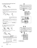 Предварительный просмотр 26 страницы Denon AVP-8000 Operating Instructions Manual