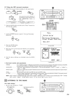 Предварительный просмотр 29 страницы Denon AVP-8000 Operating Instructions Manual