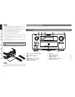 Предварительный просмотр 8 страницы Denon AVP-A1HDE Owner'S Manual