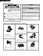 Предварительный просмотр 2 страницы Denon AVR-1403 Operating Instructions Manual