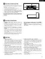 Предварительный просмотр 5 страницы Denon AVR-1403 Operating Instructions Manual