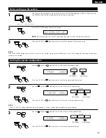 Предварительный просмотр 17 страницы Denon AVR-1403 Operating Instructions Manual