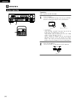 Предварительный просмотр 24 страницы Denon AVR-1403 Operating Instructions Manual