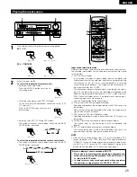 Предварительный просмотр 25 страницы Denon AVR-1403 Operating Instructions Manual