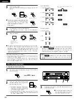 Предварительный просмотр 26 страницы Denon AVR-1403 Operating Instructions Manual