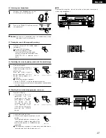 Предварительный просмотр 27 страницы Denon AVR-1403 Operating Instructions Manual