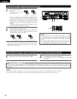 Предварительный просмотр 28 страницы Denon AVR-1403 Operating Instructions Manual