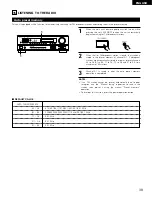 Предварительный просмотр 39 страницы Denon AVR-1403 Operating Instructions Manual