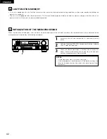 Предварительный просмотр 42 страницы Denon AVR-1403 Operating Instructions Manual