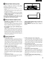 Предварительный просмотр 49 страницы Denon AVR-1403 Operating Instructions Manual