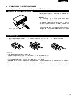 Предварительный просмотр 59 страницы Denon AVR-1403 Operating Instructions Manual