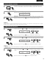 Предварительный просмотр 61 страницы Denon AVR-1403 Operating Instructions Manual