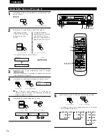 Предварительный просмотр 74 страницы Denon AVR-1403 Operating Instructions Manual