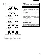 Предварительный просмотр 75 страницы Denon AVR-1403 Operating Instructions Manual