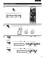 Предварительный просмотр 79 страницы Denon AVR-1403 Operating Instructions Manual