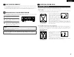 Предварительный просмотр 27 страницы Denon AVR-1404/484 Operating Instructions Manual