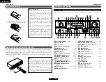 Предварительный просмотр 6 страницы Denon AVR-1506 Operating Instructions Manual