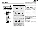 Предварительный просмотр 21 страницы Denon AVR-1506 Operating Instructions Manual