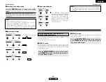 Предварительный просмотр 23 страницы Denon AVR-1506 Operating Instructions Manual