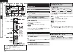 Предварительный просмотр 34 страницы Denon AVR-1508 Owner'S Manual