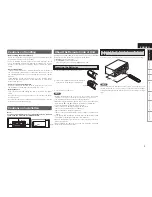 Предварительный просмотр 7 страницы Denon AVR-1509 Owner'S Manual