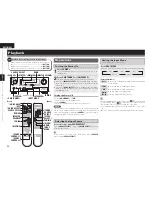 Предварительный просмотр 34 страницы Denon AVR-1509 Owner'S Manual