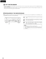 Preview for 48 page of Denon AVR-1603 Operating Instructions Manual