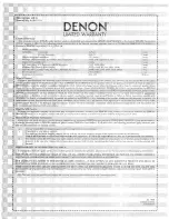 Предварительный просмотр 54 страницы Denon AVR-1603 Operating Instructions Manual