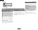 Предварительный просмотр 40 страницы Denon AVR-1706 Operating Instructions Manual