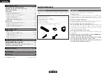 Preview for 6 page of Denon AVR-1707 Operating Instructions Manual