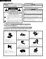 Предварительный просмотр 2 страницы Denon AVR-1803 Operating Instructions Manual