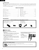 Предварительный просмотр 4 страницы Denon AVR-1803 Operating Instructions Manual