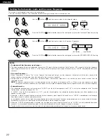 Предварительный просмотр 22 страницы Denon AVR-1803 Operating Instructions Manual