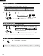 Предварительный просмотр 26 страницы Denon AVR-1803 Operating Instructions Manual