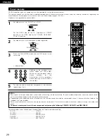 Предварительный просмотр 28 страницы Denon AVR-1803 Operating Instructions Manual