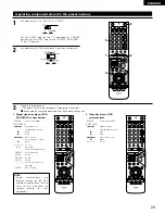 Предварительный просмотр 29 страницы Denon AVR-1803 Operating Instructions Manual