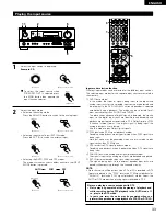 Предварительный просмотр 33 страницы Denon AVR-1803 Operating Instructions Manual