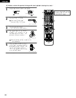 Предварительный просмотр 38 страницы Denon AVR-1803 Operating Instructions Manual