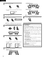 Предварительный просмотр 44 страницы Denon AVR-1803 Operating Instructions Manual