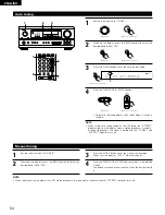 Предварительный просмотр 54 страницы Denon AVR-1803 Operating Instructions Manual