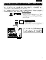 Предварительный просмотр 73 страницы Denon AVR-1803 Operating Instructions Manual