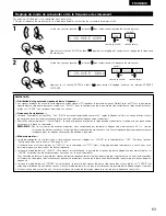 Предварительный просмотр 83 страницы Denon AVR-1803 Operating Instructions Manual