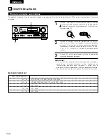 Предварительный просмотр 114 страницы Denon AVR-1803 Operating Instructions Manual