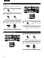 Предварительный просмотр 116 страницы Denon AVR-1803 Operating Instructions Manual