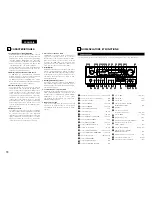 Предварительный просмотр 4 страницы Denon AVR-1804 (French) Operating Instructions Manual