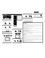 Предварительный просмотр 25 страницы Denon AVR-1804 (French) Operating Instructions Manual